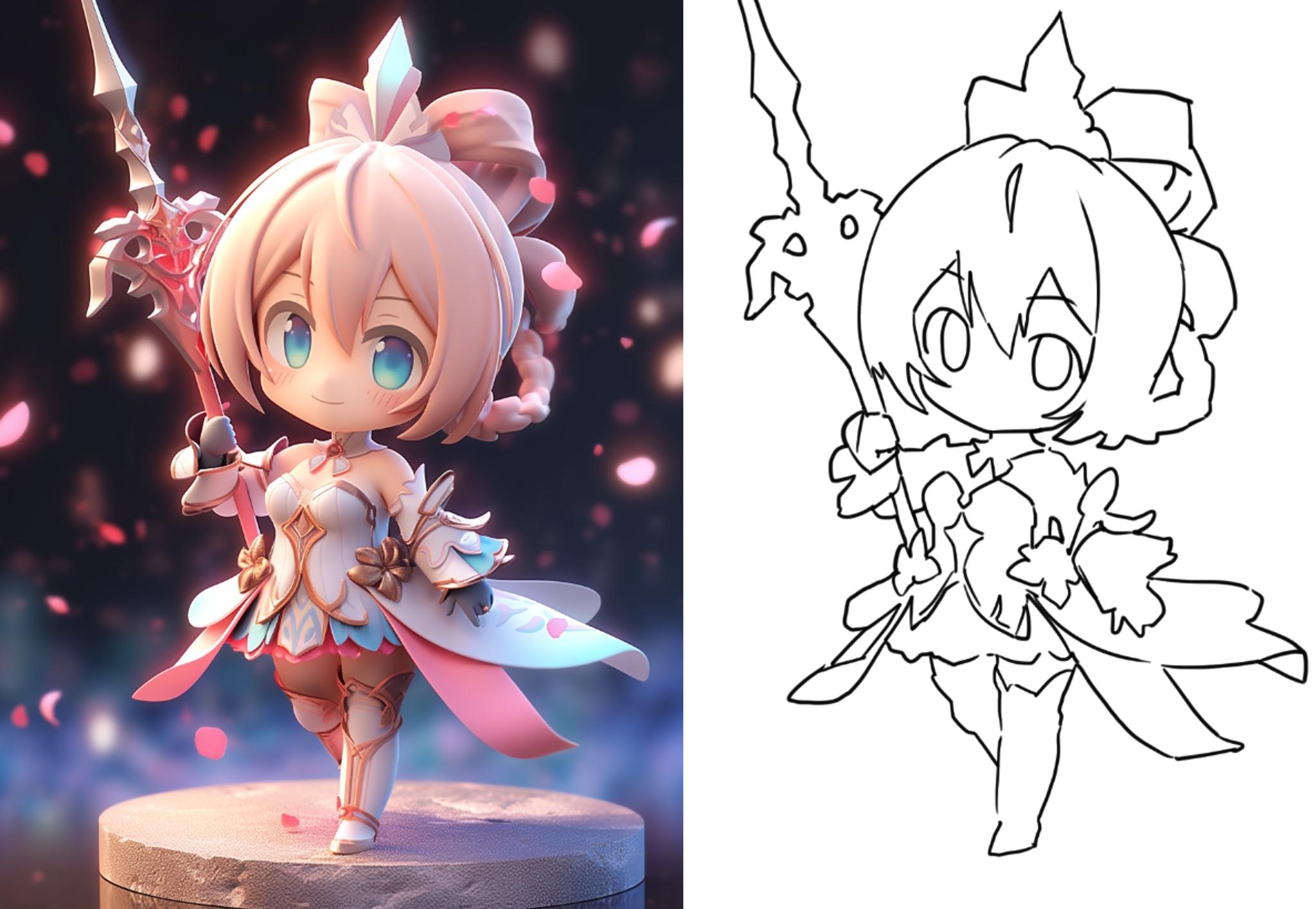 Rough sketch of the shape being drawn