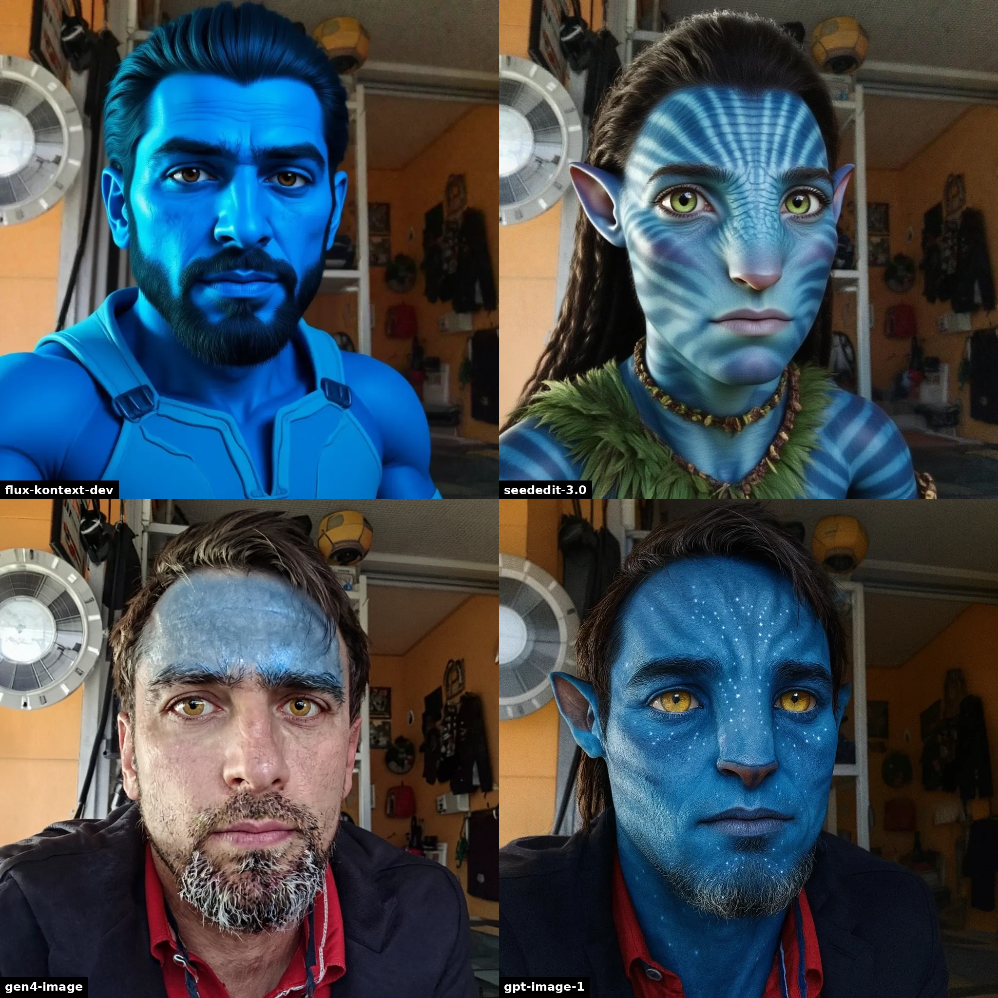 Image 25: A grid of 4 outputs